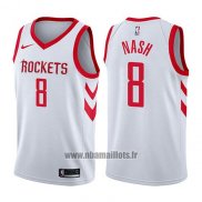 Maillot Houston Rockets Le'bryan Nash No 8 Association 2017-18 Blanc