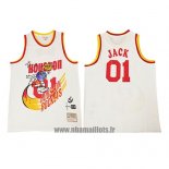 Maillot Houston Rockets x Cactus Jack No 01 Blanc