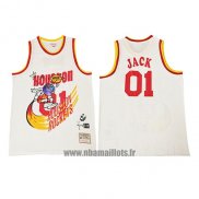 Maillot Houston Rockets x Cactus Jack No 01 Blanc