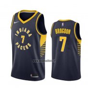 Maillot Indiana Pacers Malcolm Brogdon NO 7 Icon Bleu