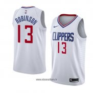 Maillot Los Angeles Clippers Jerome Robinson No 13 Association 2018 Blanc