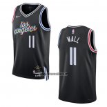 Maillot Los Angeles Clippers John Wall NO 11 Ville 2022-23 Noir