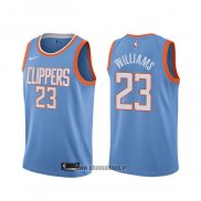 Maillot Los Angeles Clippers Lou Williams NO 23 Ville Bleu