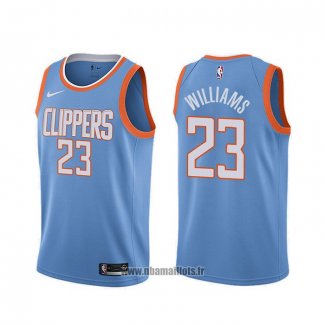 Maillot Los Angeles Clippers Lou Williams NO 23 Ville Bleu