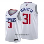 Maillot Los Angeles Clippers Marcus Morris Sr. No 31 Association 2019-20 Blanc