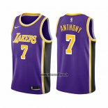 Maillot Los Angeles Lakers Carmelo Anthony NO 7 Statement 2021 Volet