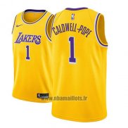 Maillot Los Angeles Lakers Kentavious Caldwell-pope No 1 Icon 2018-19 Or