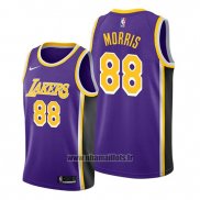 Maillot Los Angeles Lakers Markieff Morris No 88 Statement 2019-20 Volet