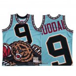 Maillot Memphis Grizzlies Andre Iguodala NO 9 Mitchell & Ness Big Face Vert