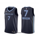Maillot Memphis Grizzlies Justise Winslow NO 7 Icon Bleu