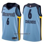 Maillot Memphis Grizzlies Mario Chalmers No 6 Statement 2017-18 Bleu