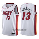 Maillot Miami Heat Bam Adebayo No 13 Association 2017-18 Blanc