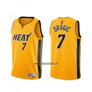 Maillot Miami Heat Goran Dragic No 7 Earned 2020-21 Or