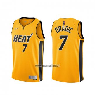 Maillot Miami Heat Goran Dragic No 7 Earned 2020-21 Or