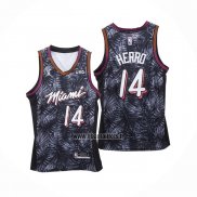 Maillot Miami Heat Tyler Herro No 14 Fashion Royalty Noir