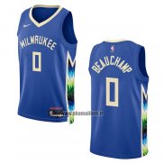 Maillot Milwaukee Bucks Marjon Beauchamp NO 0 Ville 2022-23 Bleu