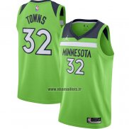 Maillot Minnesota Timberwolves Karl-Anthony Towns NO 32 Statement 2020-21 Vert