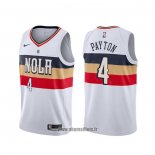 Maillot New Orleans Pelicans Elfrid Payton NO 55 Earned Blanc