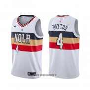 Maillot New Orleans Pelicans Elfrid Payton NO 55 Earned Blanc