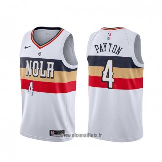 Maillot New Orleans Pelicans Elfrid Payton NO 55 Earned Blanc