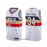 Maillot New Orleans Pelicans Kenrich Williams NO 34 Earned Blanc