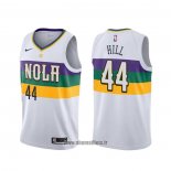 Maillot New Orleans Pelicans Solomon Hill NO 14 Ville Blanc