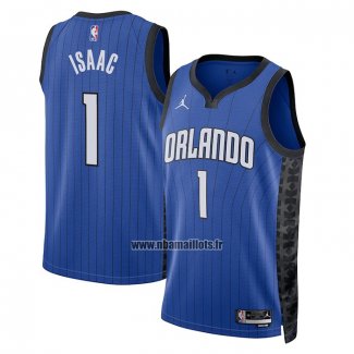 Maillot Orlando Magic Jonathan Isaac NO 1 Statement 2022-23 Bleu