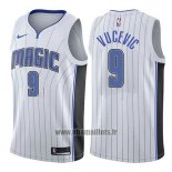 Maillot Orlando Magic Nikola Vucevic No 9 Association 2017-18 Blanc