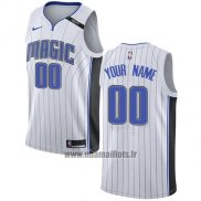 Maillot Orlando Magic Personnalise 2017-18 Blanc