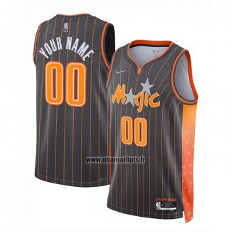 Maillot Orlando Magic Personnalise Ville 2021-22 Marron