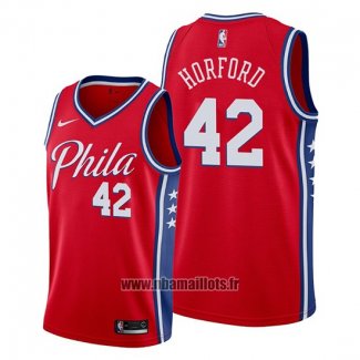 Maillot Philadelphia 76ers Al Horford No 42 Statement Edition Rouge