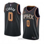 Maillot Phoenix Suns Isaiah Canaan No 0 Statement 2018 Noir