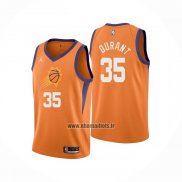 Maillot Phoenix Suns Kevin Durant NO 35 Statement 2021 Orange
