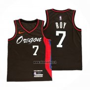 Maillot Portland Trail Blazers Brandon Roy NO 7 Ville 2020-21 Marron