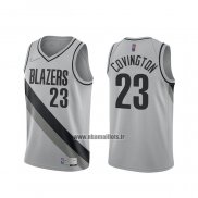 Maillot Portland Trail Blazers Robert Covington No 23 Earned 2020-21 Gris