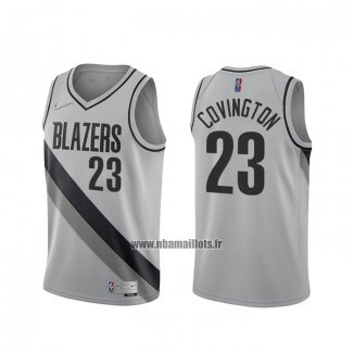 Maillot Portland Trail Blazers Robert Covington No 23 Earned 2020-21 Gris