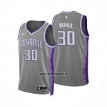 Maillot Sacramento Kings Kz Okpala NO 30 Ville 2022-23 Gris