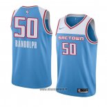 Maillot Sacramento Kings Zach Randolph No 50 Ville 2018-19 Bleu