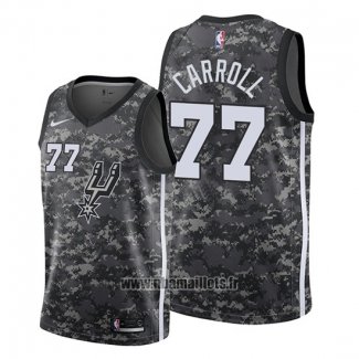 Maillot San Antonio Spurs Demarre Carroll No 77 Ville Camuflaje