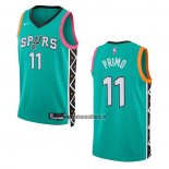 Maillot San Antonio Spurs Joshua Primo NO 11 Ville 2022-23 Vert