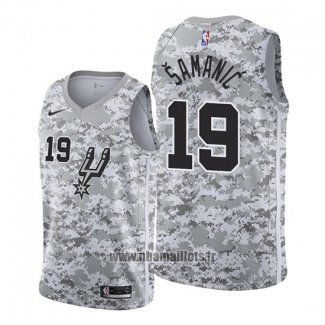 Maillot San Antonio Spurs Luka Samanic No 19 Earned 2019-20 Camuflaje