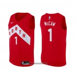 Maillot Tornto Raptors Patrick Mccaw NO 1 Earned Rouge