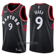 Maillot Tornto Raptors Serge Ibaka No 9 Statement 2017-18 Noir