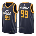 Maillot Utah Jazz Jae Crowder No 99 Icon 2017-18 Bleu