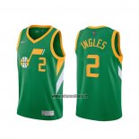 Maillot Utah Jazz Joe Ingles No 2 Earned 2020-21 Vert