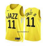 Maillot Utah Jazz Mike Conley JR. NO 11 Icon 2022-23 Jaune