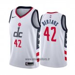 Maillot Washington Wizards Davis Bertans No 42 Ville Edition Blanc