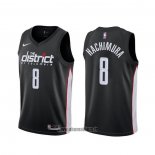 Maillot Washington Wizards Rui Hachimura NO 8 Ville 2019-20 Noir