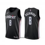 Maillot Washington Wizards Rui Hachimura NO 8 Ville 2019-20 Noir