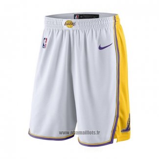 Short Los Angeles Lakers Statement Blanc